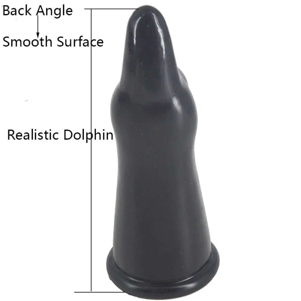 Unique Animal Black Dildo  Duck Dick Smooth Body Penis Easy Handle  Christmas Gifts Adult Sex Toy Online Sex Shop7