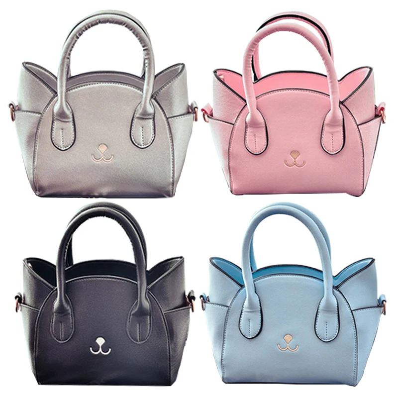 Women Handbags PU Leather Cute Kitty Female Shoulder Bags Fashion Large Cat Pattern Messenger Bag Ladies Sac A Main Bolsa SS0350 (18)