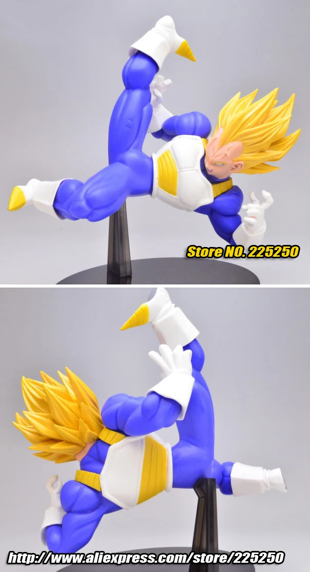 Аниме "Dragon Ball Z" оригинальные Banpresto скульптуры большой Zoukei Tenkaichi Budoukai 5 Vol.5 и 6 рисунок-super Saiyan vegeta и сотовый