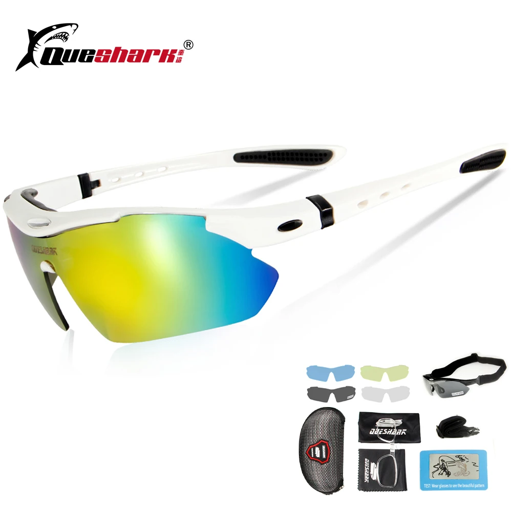Best Cycling Sunglasses Polarized Sport Racing Bicycle Glasses 5 lens Oculos Ciclismo Gafas MTB Bike Lunette Cyclisme Cycling Eyewear