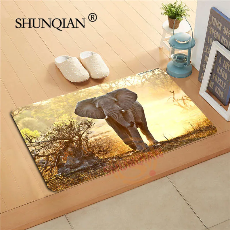 Elephant Doormat Custom Your Mats Print slip resistant Door Mat Floor