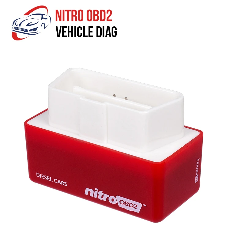 

NITROBD2 Diesel Car Chip Tuning Box Plug Nitro OBD2 Auto Diagnostic Tool Code Reader Scanner better than 327