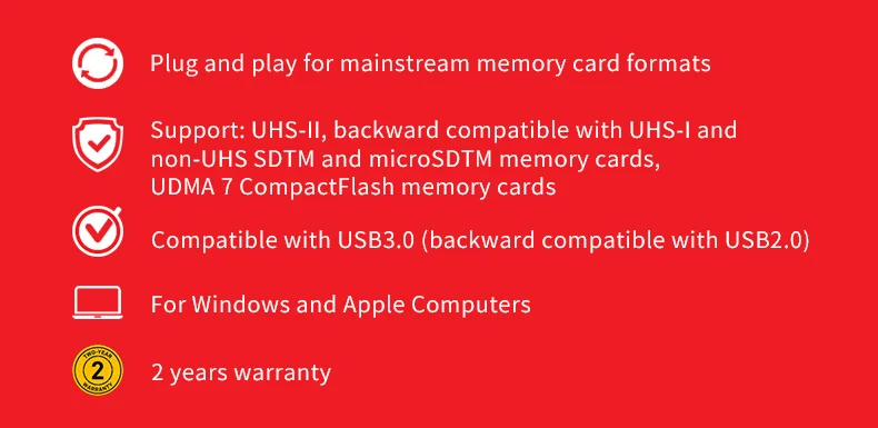 100% SanDisk USB3.0 высокоскоростной мульти-в-одном card reader SDDR-489 Тип-интерфейс