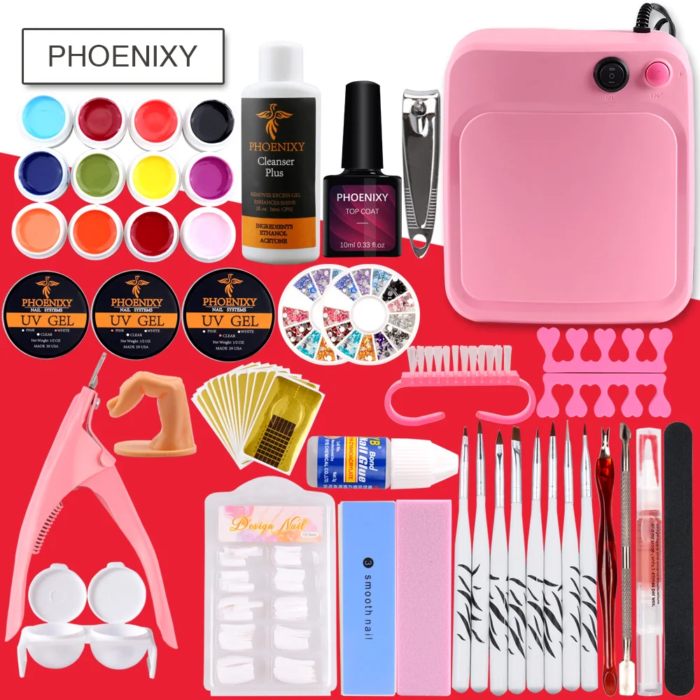 Набор УФ-геля маникюрный набор 36 Вт УФ-лампа для сушки ногтей УФ гель-лаков