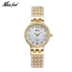 Miss Fox брендовые Модные женские наручные часы Damenuhr Женские кварцевые наручные часы Feminino Montre Femme браслет женский часы