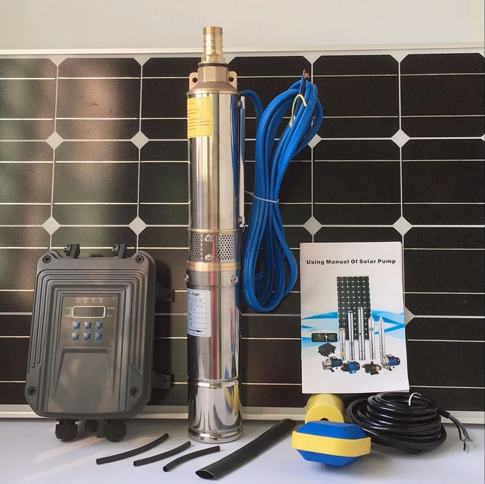 3 인치 물 펌프, DC48V 전원 550 와트 35 메터 리프트 5 m3/h 흐름, 태양 잠수 펌프, 2 년 보증, 3FLD5