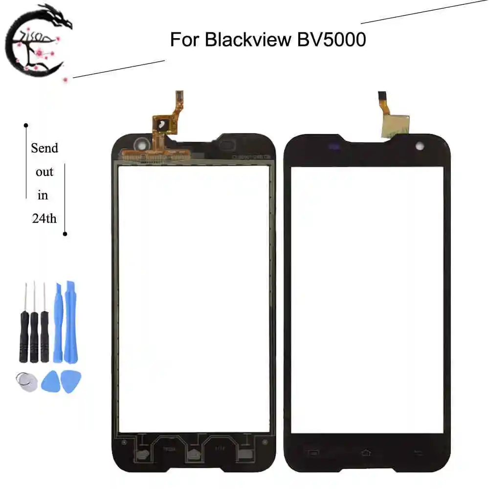 

Touch Panel For Blackview BV5000 BV 5000 Touch Screen Digitizer Glass Sensor Touchscreen With FPC Flex Cable For BV5000 5.0 inch