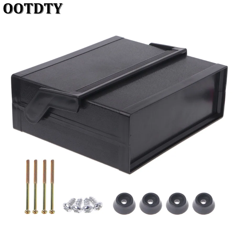 

OOTDTY Waterproof Plastic Electronic Enclosure Project Box Black 200x175x70mm
