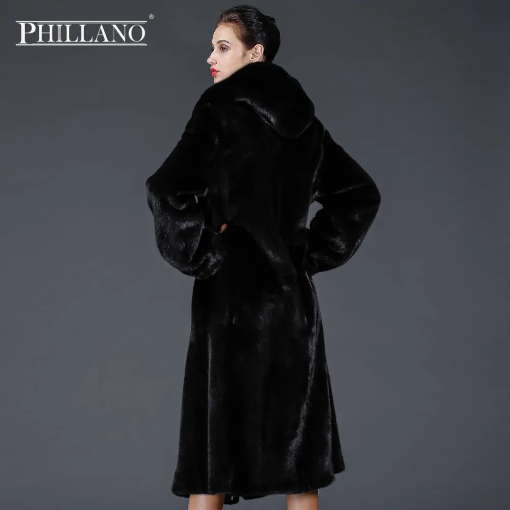 Продажа PHILLANO 2016 Зима Шубы Из Натурального Меха Норки Скандинавия Дания Зимнее