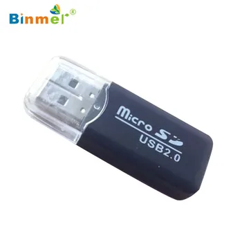 

2017 Free shiping USB 2.0 Micro SD SDHC TF Flash Memory Card Reader Mini Adapter For Laptop Sep 7