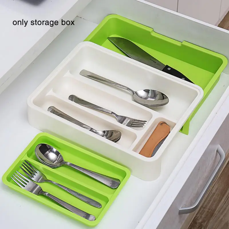Cena Odpinany wielofunkcyjna partycji taca na sztućce, łatwa do czyszczenia, rozbudowy szuflady organizator kuchnia pudełko do przechowywania