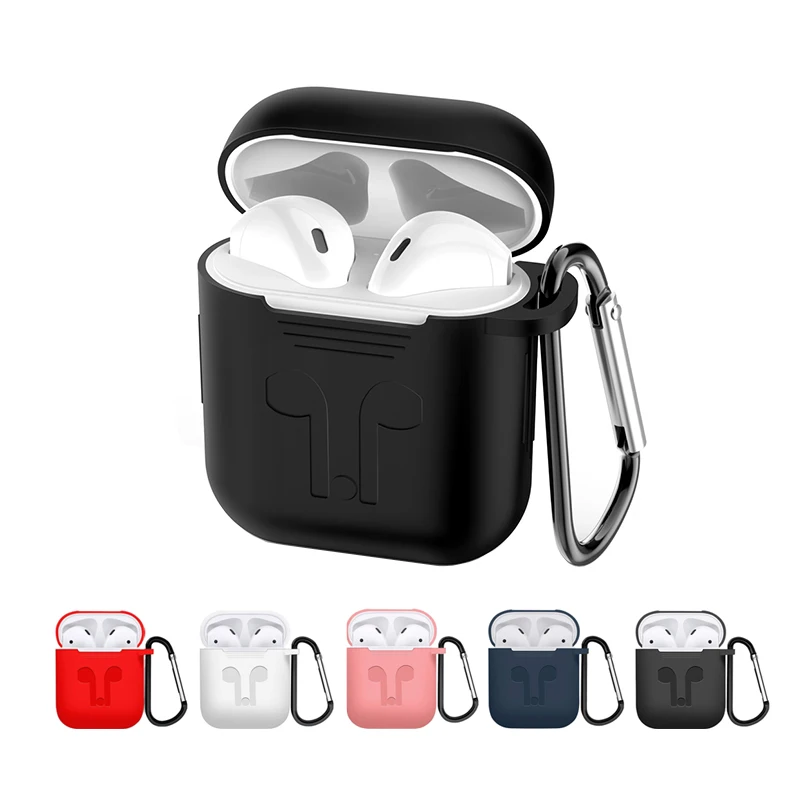 Мягкий силиконовый чехол для Air Pods AirPods противоударный защитный наушников