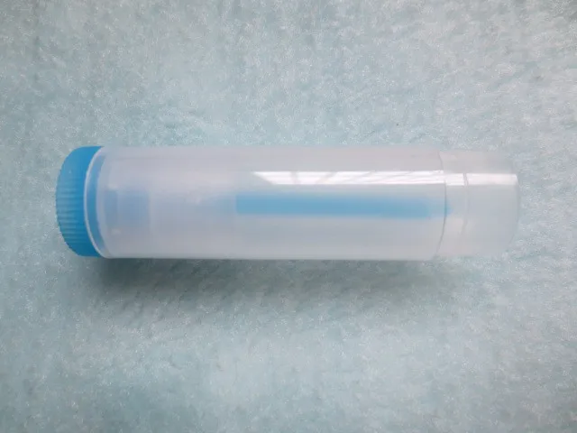 Милая Дизайн 5мл пузырек из трубного под губную помаду с подвесными рот, круглый бальзам для губ с Пальчиковый контейнер, контейнер для обазцов косметики, DIY лазерной трубки, LT013