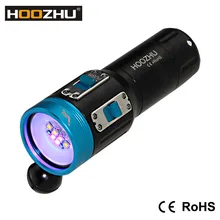 Перезаряжаемый подводный 120 Алюминиевый светодиодный фонарик с пятью цветами света с 1 шт. 32650 литий-ионная батарея