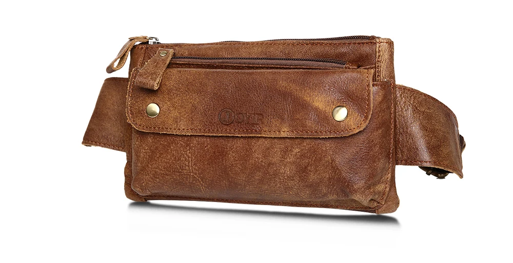 JOYIR сумка на пояс из натуральной кожи модная сумка на пояс для денег сумка для телефона сумка на пояс для путешествий маленькая нагрудная сумка М