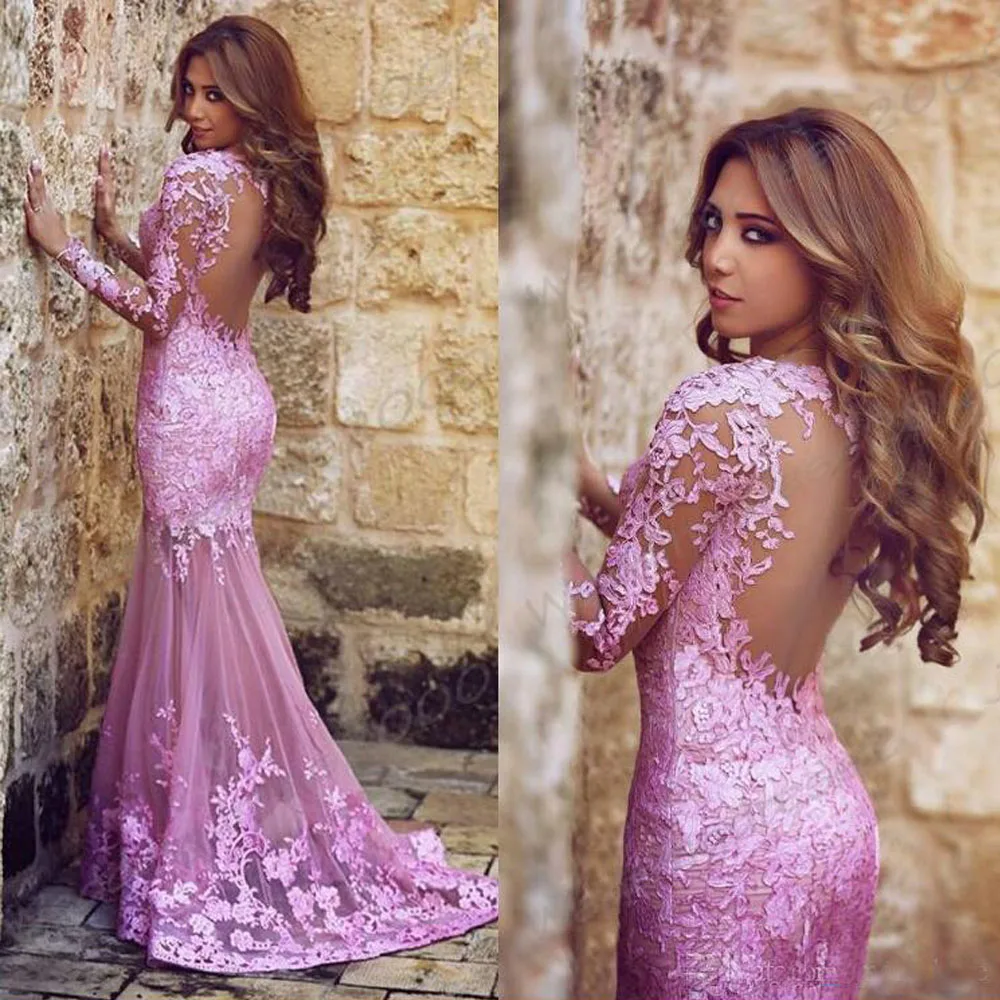 Evening Dress with Sweetheart Neckline and Sleeves