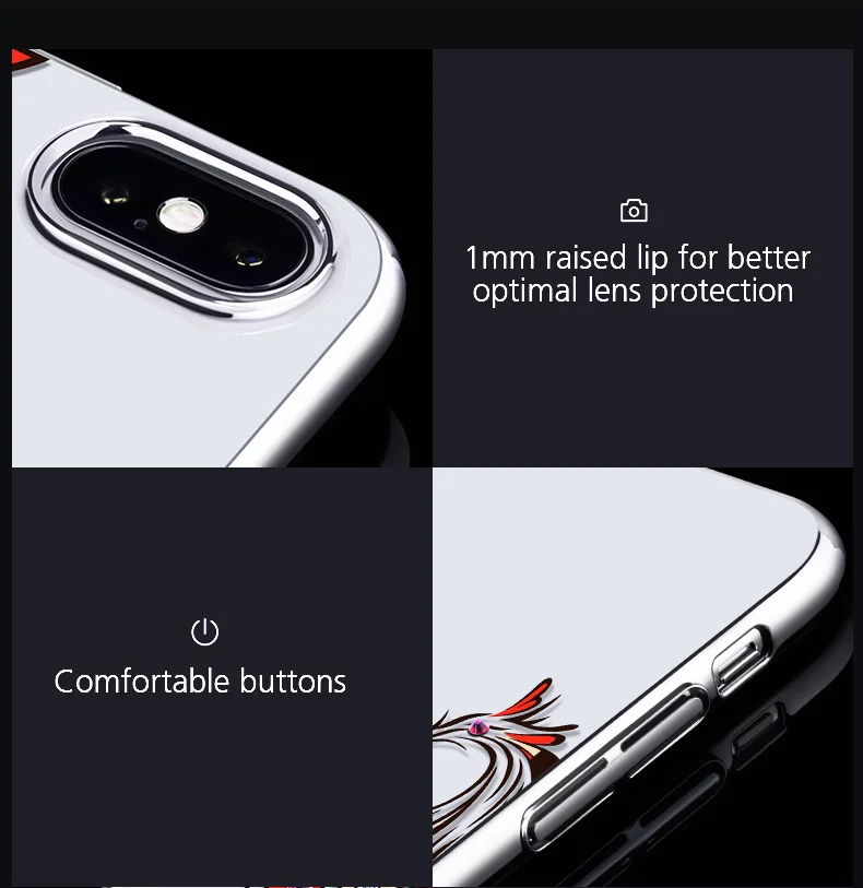 KINGXBAR Cover for iPhone Xs Cover Luxury Transparent Case for iPhone Xs Max Case Crystals from Swarovski for iPhoneXs Coque     (10)