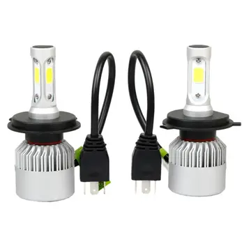 

Waterproof H4 LED Headlight Conversion 8000LM 80W COB 6500K White Light Bulbs For Fog Light Headlight