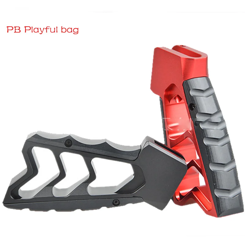 PB-Playful-bag-Tactical-model-toy-water-bullet-gun-CNC-GRIP-FOR-AR-rear-grip-upgrade