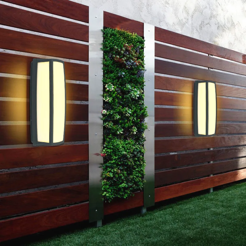 Creative Outdoor simple led wall lamp waterproof outdoor led wall lamp