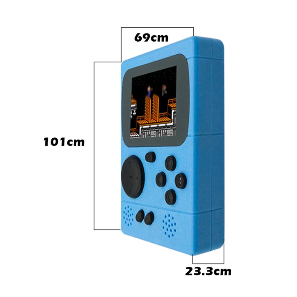 Ретро портативный детский мини-Ностальгический портативный игровой консоли 8 бит встроенный 198 Классические Игры Порт