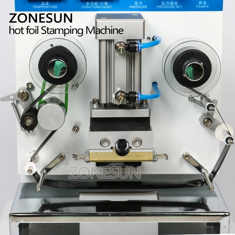 ZONESUN ZY-RM3 высокочастотный, автоматический бумажный кожаный логотип горячего тиснения фольгой биговки машина для тиснения тепла пресс машина