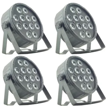 

4pcs/ 12X12W RGBW LED PAR Light DMX 4/8CH disco light, led wash light professional dj equipment