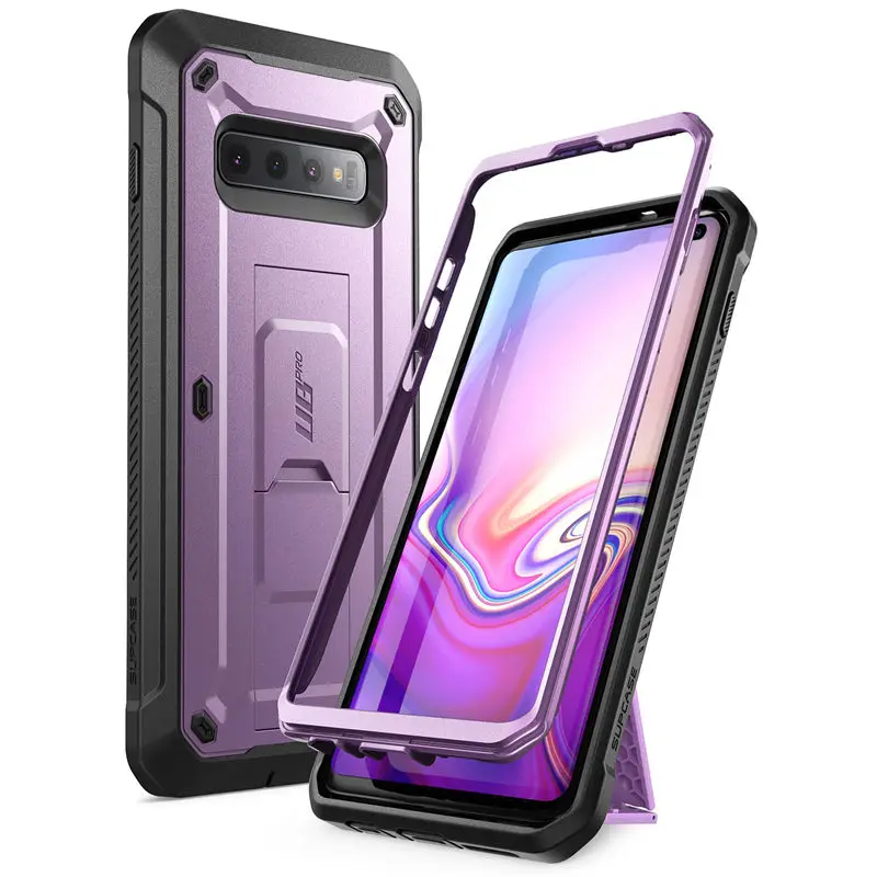 SUPCASE для samsung Galaxy S10 чехол 6,1 дюймов UB Pro всего тела прочный подставка чехол Чехол без встроенного Экран протектор