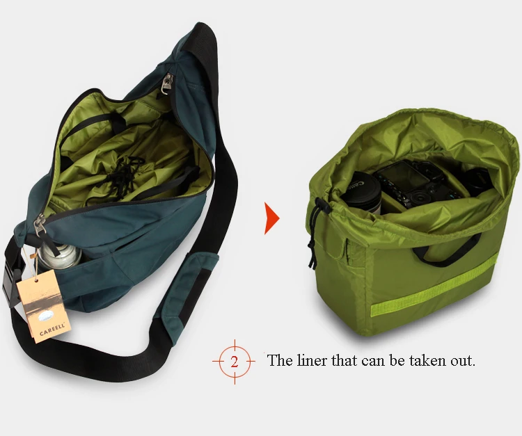 CAREELL C2028 высококачественный рюкзак на колесиках сумка на одно плечо рюкзак Наклонный через плечо для камеры Видео Фото Сумка