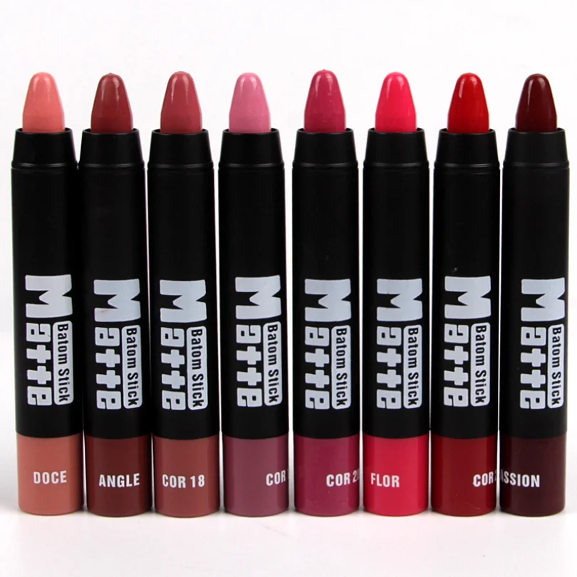 

Miss Brand Makeup Sexy Matte Lip Kit Women Lipstick Long Lasting Waterproof Red Velvet Matte Nude Rose Lipstick Pencil