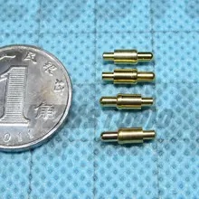 10 шт. 9 мм позолоченная медная игла для зарядки аккумулятора Весенняя тестовая игла