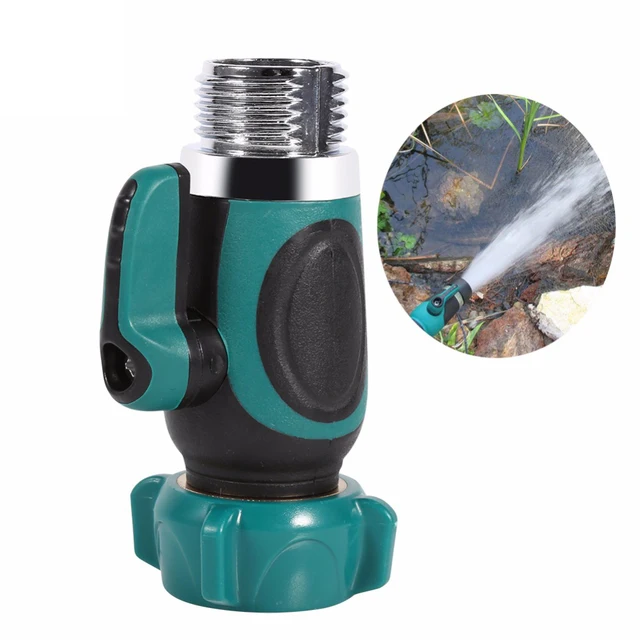 NPT 3/4" Garden Hose Connector 1 Way Shut off Valve Water Pipe Faucet