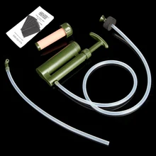 Чистый легкий 0,1 микрон 2000л очиститель воды Открытый Туризм Кемпинг фильтр воды портативный чистый аварийное спасательное оборудование