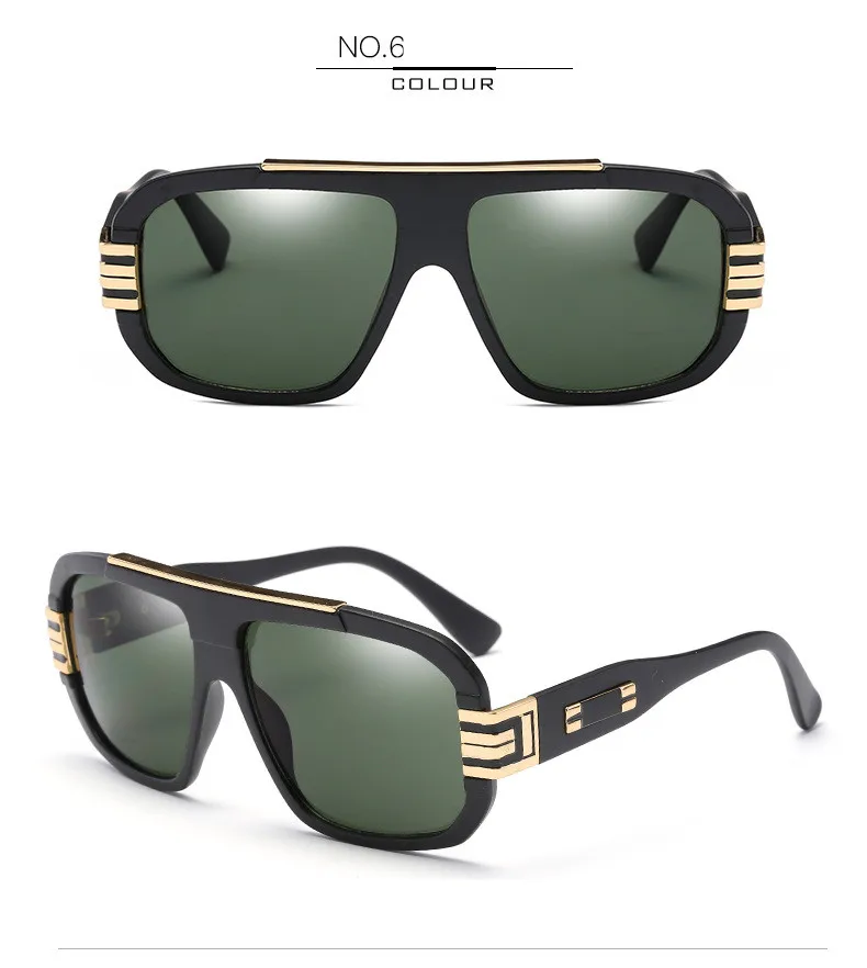 High Quality New Popular Sunglasses Men Brand Designer 2017 Retro Sun Glasses For men Male Sunglass Luxury Mirror UV400 (12)