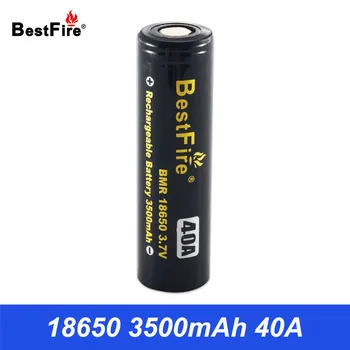 

Lithium Battery 18650 40A 3500mAh 3.7V Li-ion Rechargeable Battery High Drain Battery for Flashlight Electric Drills Vape Mod