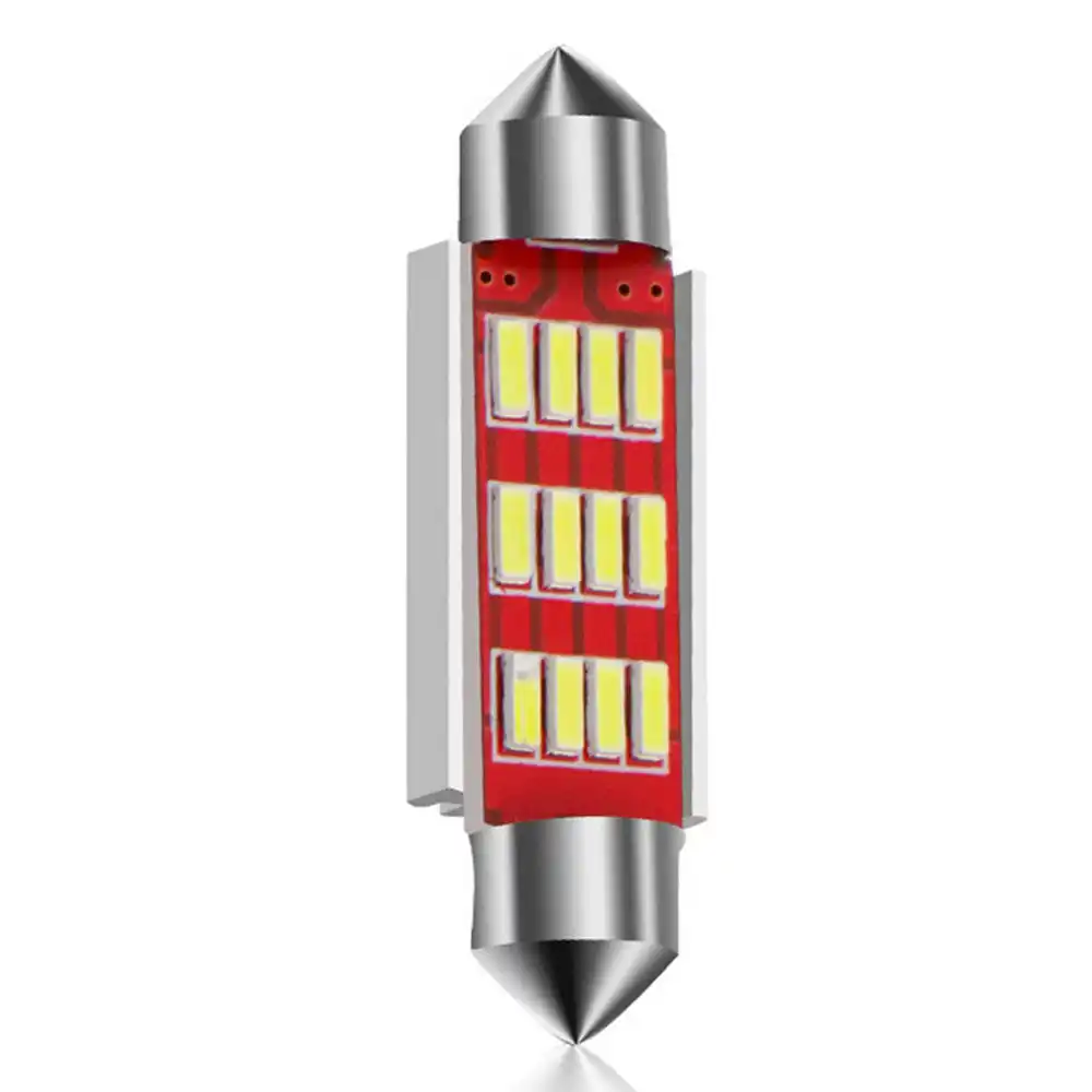 Светодиодный светильник для чтения Vehemo 31/36/39/41 мм SMD 4014 Festoon Dome в автомобиле
