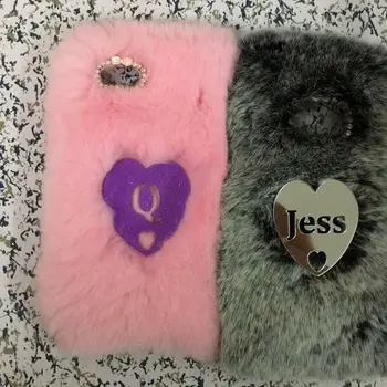 

Unique Custom name letter fur heart phone case cover For Samsung galaxy j2 j4 j5 j6 j7 J8 a5 a6 a7 a8 2017 2018 prime plus pro