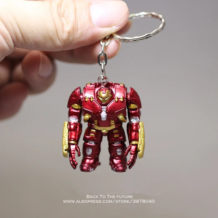 

Disney Marvel Avengers Iron Man key ring 4cm Action Figure Anime Mini Decoration PVC Collection Figurine Toy model for children