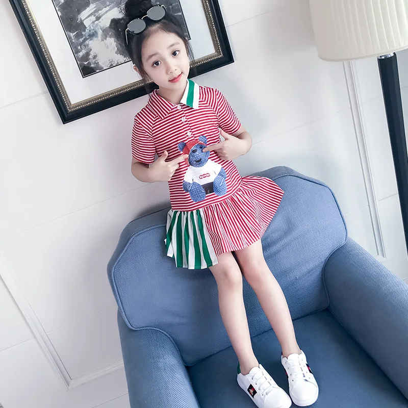 

Girls' summer 2018 new dress children's fashion princess dress