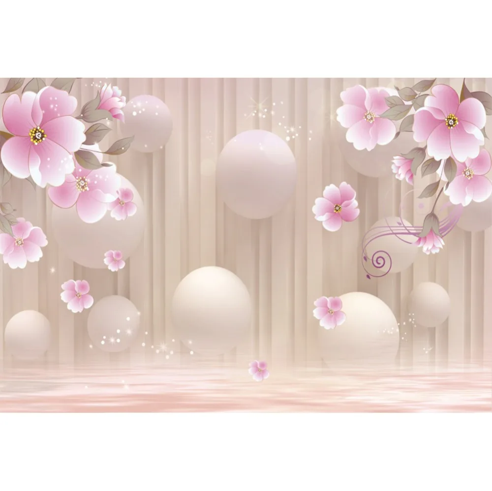 

Laeacco Flowers White Balls Dreamy Light Bokehs Natural Stage Scene Photography Backgrounds Photographic Photo Backdrops Studio
