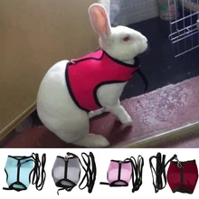 Хомяк кролик, белка сетчатая упряжь поводок ошейник для маленьких животных, жилет костюм для отдыха на открытом воздухе