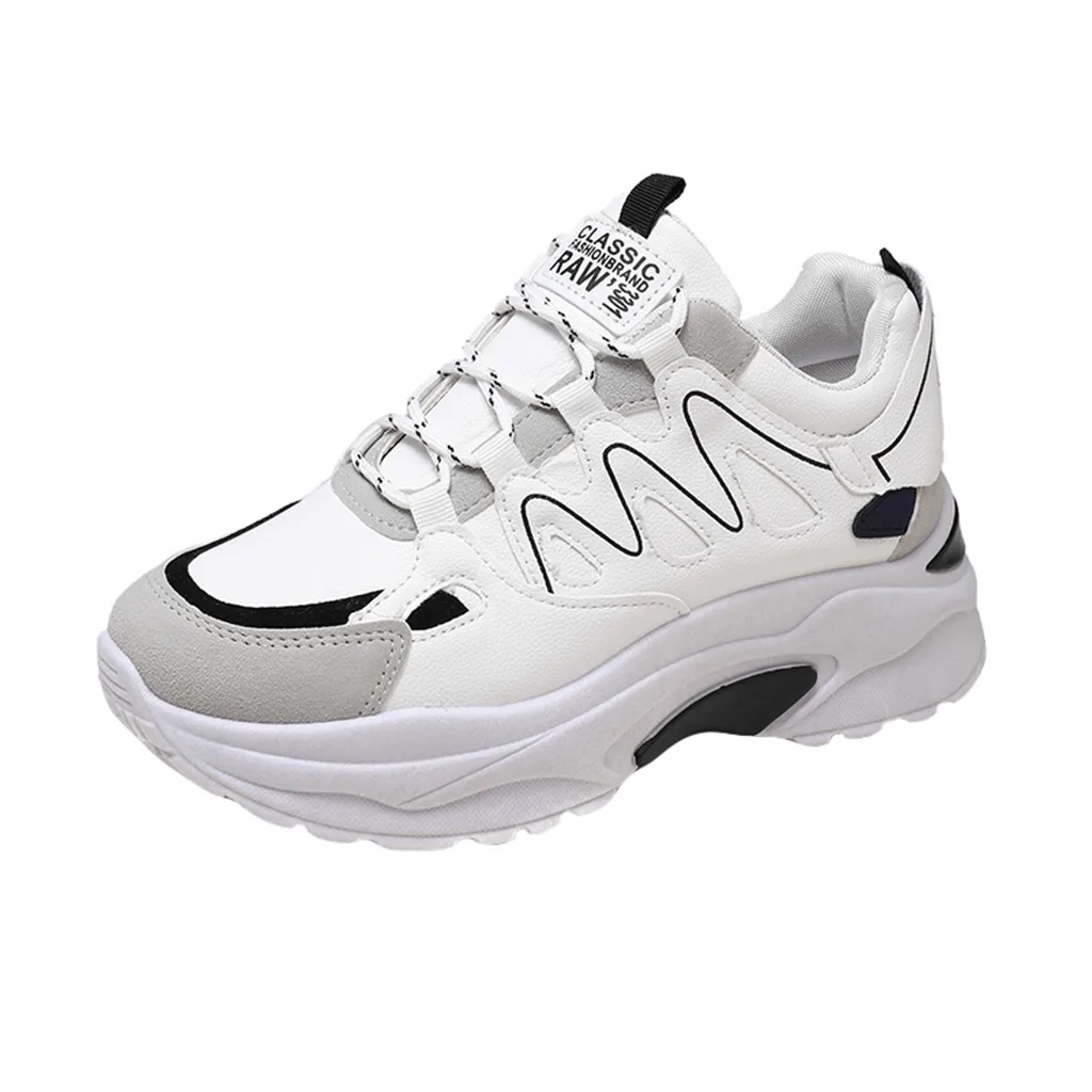 KANCOOLD/Женская обувь для бега, увеличивающая рост, на 5 см; кроссовки; женская уличная спортивная обувь; спортивная обувь на высоком каблуке; амортизирующая обувь