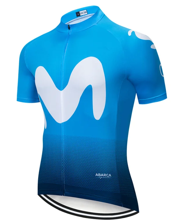 Movistar compridas Camisa de ciclismo jardineiras ciclismo terno bicicleta MTB bicicleta униформа из Джерси dos homens roupas - Цвет: Cycling jersey