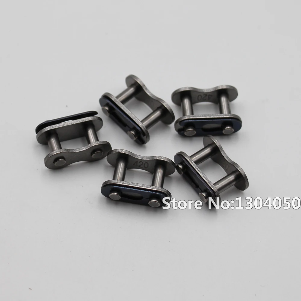 420 CHAIN SCOOTER MOPED CONNECTING MASTER LINK PACK OF 5 For Dirt bikes, Pit bikes, ATV, Go kart