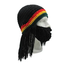 Новая модная осенне-зимняя креативная забавная шляпа на Хеллоуин Осьминог уличная шерстяная шапка с бородой Удобная мягкая теплая Лыжная шапка «кальмар»