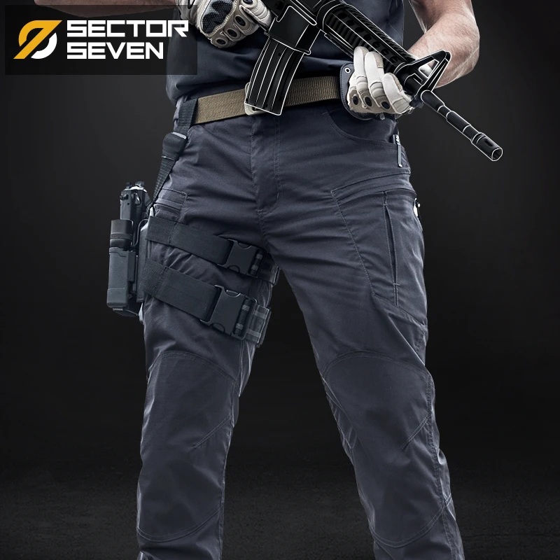  Sector Seven IX8 Waterproof tactical War Game Cargo pants mens silm Casual Pants mens trousers Army