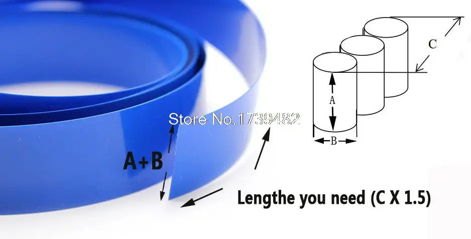 Black PVC Heat Shrink Tubing 7mm ~ 500mm lot high quality Black PVC Heat Shrink Tubing 7mm ~ 500mm lot high quality