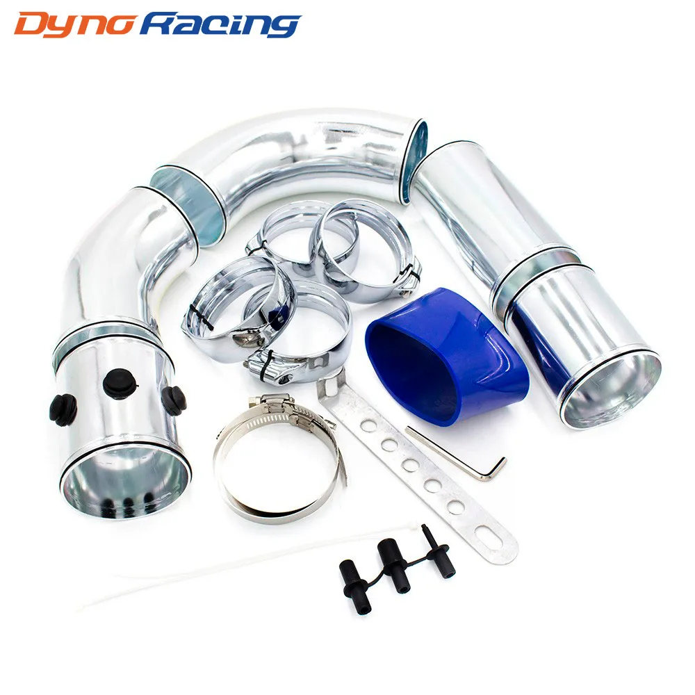 Carbon Fiber Cold Air Intake Universal Cold Air Intake Kit - 3 Inch Carbon Fiber Induction System With Filter For Performance Cars Universal Performance Intake