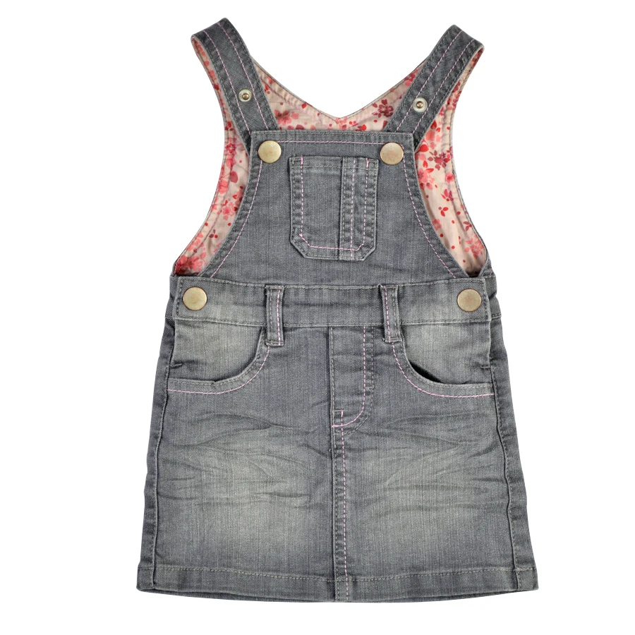 Baby Girls Jeans Dresses Denim Jumpsuits Suspender Sundresses Mini Newborn Overalls Bebe Straps A-line Children Clothing | Детская