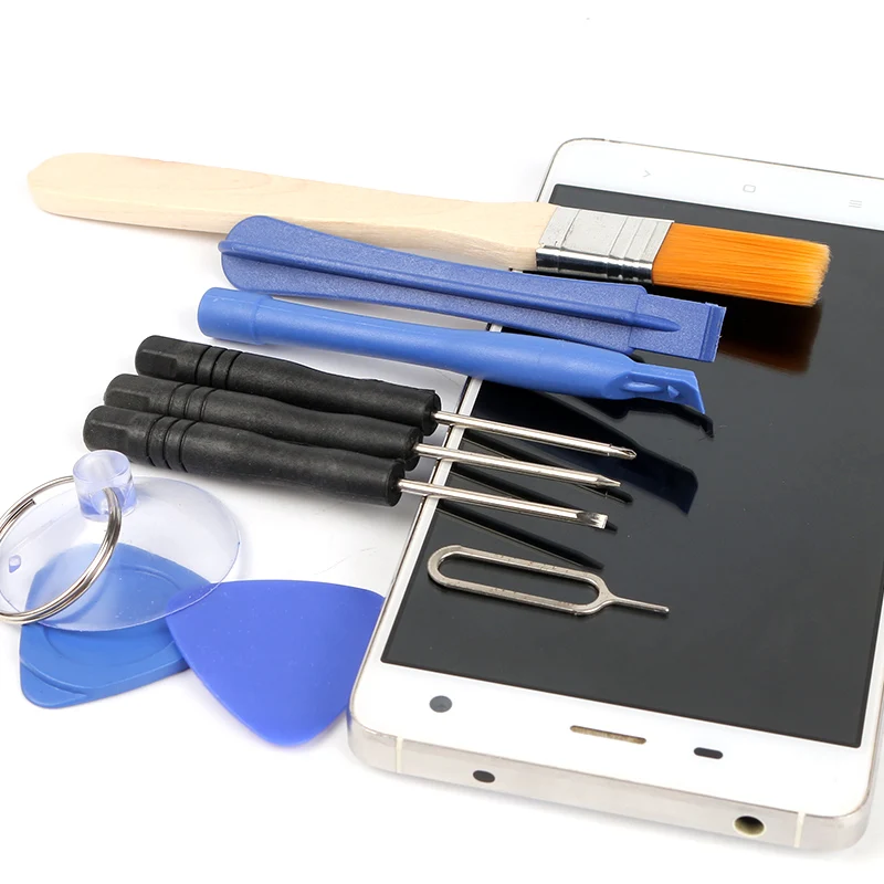 1 Set 9 In 1 Phone Opening Pry Disassembly Ferramentas Tools Screwdrivers Repair Tool Kit For IPhone 4 5S 6 Plus For Samsung S6